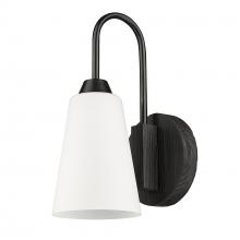  1830-1W BLK-OP - 1 Light Wall Sconce